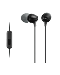SONY MDR-EX15AP WIRED EARPHONE - BLACK MDR-EX15AP/BZE