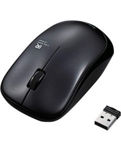 ELECOM 3 BUTTON WIRELESS MOUSE - BLACK M-IR07DRBK