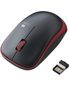 ELECOM 3 BUTTON WIRELESS MOUSE - RED M-IR07DRRD