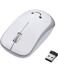 ELECOM 3 BUTTON WIRELESS MOUSE - WHITE M-IR07DRWH