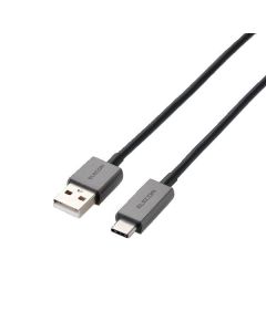 ELECOM USB-A TO USB-C 1.2M CABLE - BLACK MPA-FACCL12BK