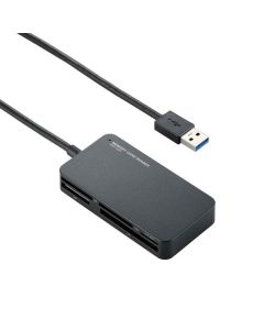 ELECOM 5-IN-1 3.0 USB MEMORY CARD READER - BLACK MR3-A006BK