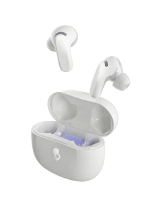 SKULLCANDY RAIL ANC WIRELESS EARBUDS - BONE / ORANGE GLOW SK-S2IPW-S951