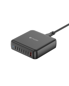 MAZER GANPRESTIGE 170W 8-IN-1 CHARGING HUB - BLACK M-D170W-V5-BK