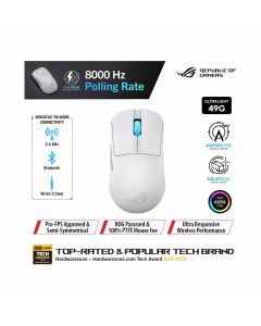 ASUS ROG HARPE ACE MINI WIRELESS MOUSE - WHITE 90MP03Z0-BMUA10