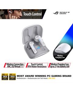 ASUS ROG CETRA WIRELESS EARBUDS - WHITE 90YH03X1-B5UA00