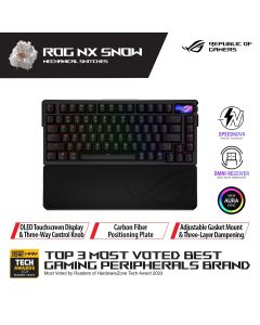 ASUS ROG AZOTH EXTREME NX SNOW WIRELESS KEYBOARD 90MP03MA-BKUA01