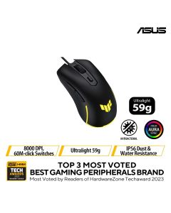 ASUS TUF M3 GEN II WIRED MOUSE - BLACK 90MP0320-BMUA00
