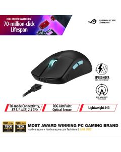 ASUS ROG HARPE ACE AIM LAB EDITION WIRELESS MOUSE - BLACK 90MP02W0-BMUA00