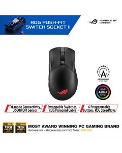 ASUS ROG GLADIUS III AIMPOINT WIRELESS MOUSE - BLACK 90MP02Y0-BMUA00