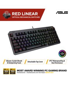 ASUS TUF K3 (GEN II) WIRED KEYBOARD - BLACK 90MP0390-BKUA01