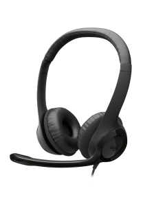 LOGITECH H390 USB-C WIRED HEADSET - BLACK 981-001577