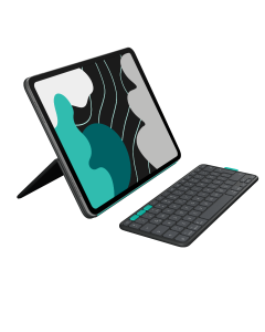 LOGITECH FLIP FOLIO 13-INCH CASE - GRAPHITE 920-013394