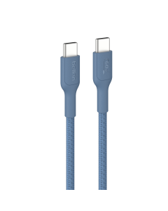 BELKIN USB-C TO USB-C 2.0 60W 2M BRAIDED CABLE - BLUE CAB024FQ2MBL
