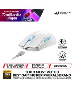 ASUS ROG HARPE ACE AIM LAB EDITION WIRELESS MOUSE - WHITE 90MP02W0-BMUA10