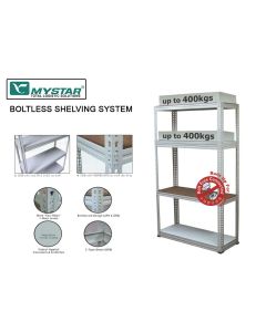 MYSTAR BOLTLESS RACK  BS5000-FB-300WX900LX1800H-400KG