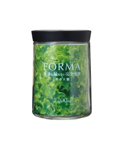 ASVEL AIRTIGHT GLASS POT 1.1L 1145-BK