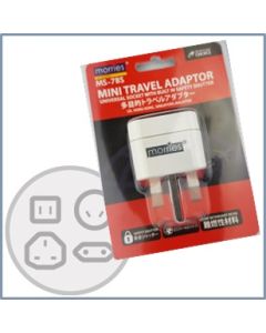 MORRIES MINI TRAVEL ADAPTOR (BS PLUG) MS-7BS