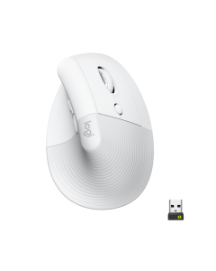 LOGITECH ERGO LIFT VERTICAL WIRELESS MOUSE - OFF-WHITE 910-006480