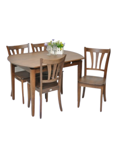 RUSTIC 1.2M DINING TABLE SET (1+4) D3818 + 286