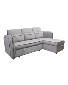 SEWARD L SHAPE STORAGE SOFABED 2728 PVC 2A(J)+L(Q)