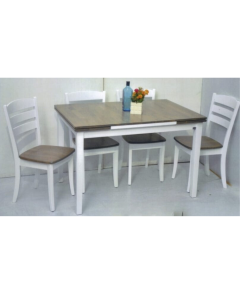 ARCURI 1.2M DINING TABLE SET (1+4) D3812B +285