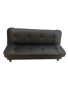 EMBER 3 SEATER SOFABED 213H-PVC BLACK