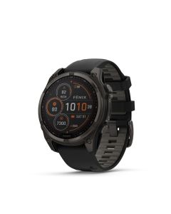 GARMIN FENIX 8 SAPPHIRE SOLAR WATCH 47MM, CARBON GREY TITANIUM GM-010-02906-70