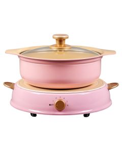 IRIS OHYAMA STOVE RICOPA POT IHLR14-PINK
