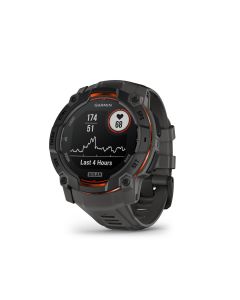 GARMIN INSTINCT 3 SOLAR WATCH 50MM BLACK/CHARCOAL BAND GM-010-02935-40