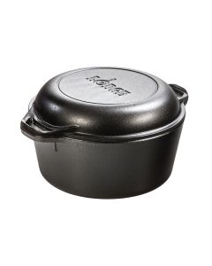 LODGE SEASONED DOUBLE DUTCH OVEN 10" L8DD3