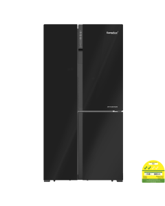EUROPACE SIDE BY SIDE FRIDGE ER9552W/BG