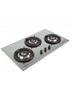 TECNO GAS HOB - 3 BURNERS T333TGSV-BRUSH SILVER