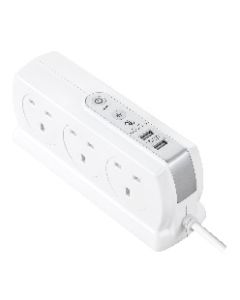 MASTERPLUG 6 SOC. BACK SURGED SRGDSU63PW-MPA