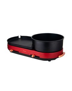 MAYER HOTPOT W/GRILL 3L MMHPG5RD