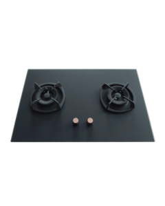 TECNO GAS HOB - 2 BURNERS T28TGSV-MATTE BLACK
