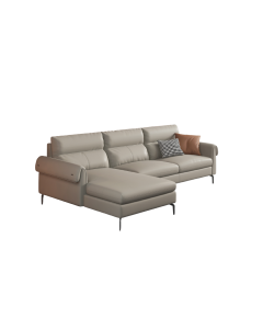 MINIMORE MODERN L SHAPE LEATHER SOFA DERUCCI-031