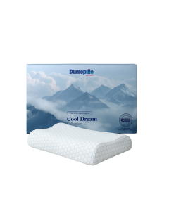 100% PURE NATURAL LATEX COLD DREAM ELITE LOW CONTOUR PILLOW - MEDIUM