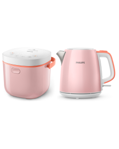 PHILIPS RICE COOKER + KETTLE HD3070+HD9348-BUNDLE