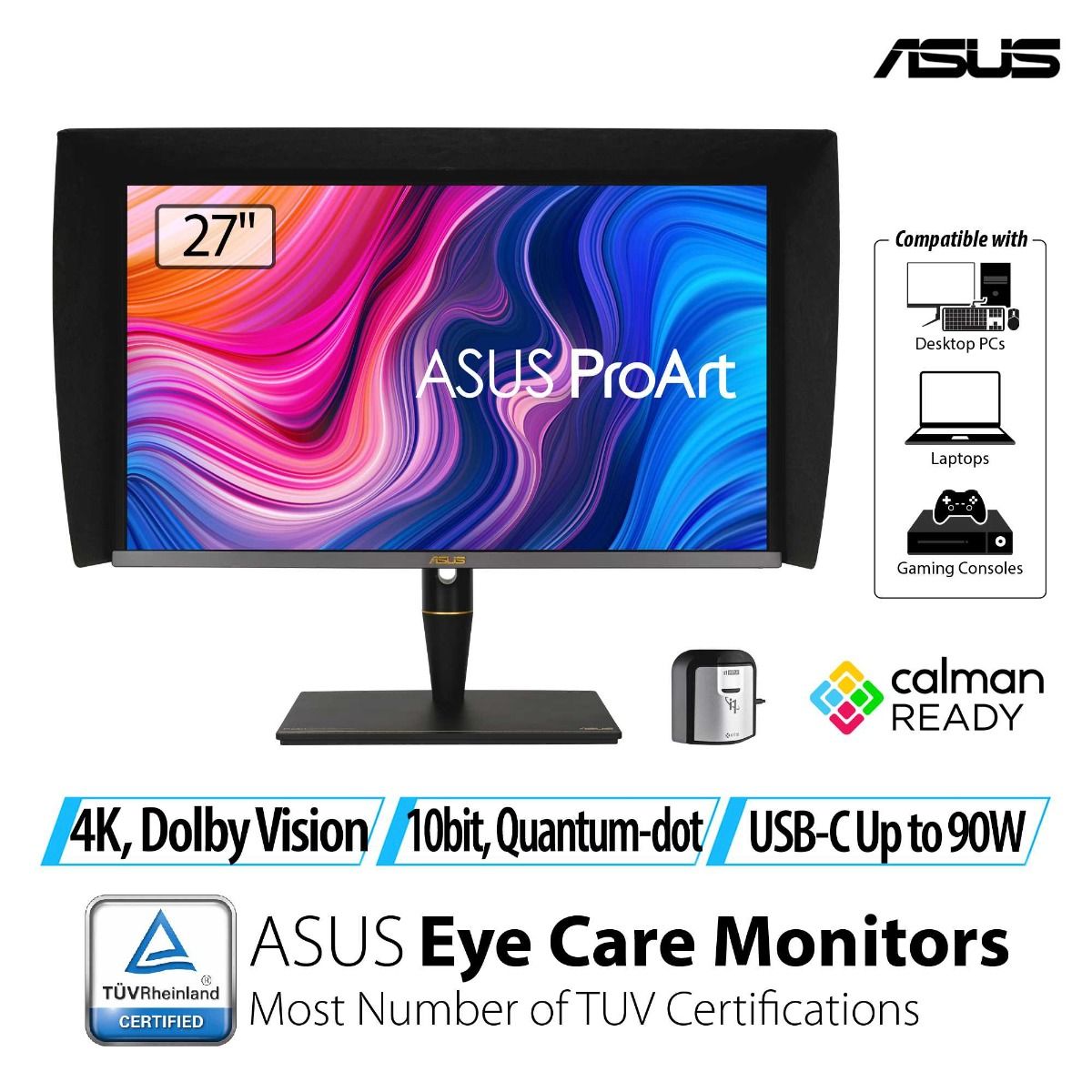 ASUS 27" PROART 4K MONITOR PA27UCX-K