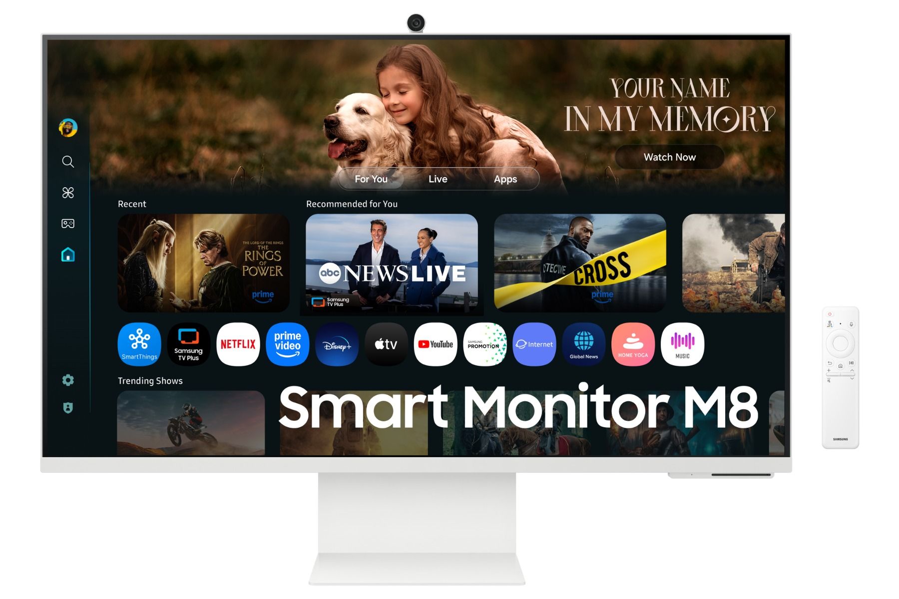 SAMSUNG 32" M8 4K FLAT SMART 4K MONITOR