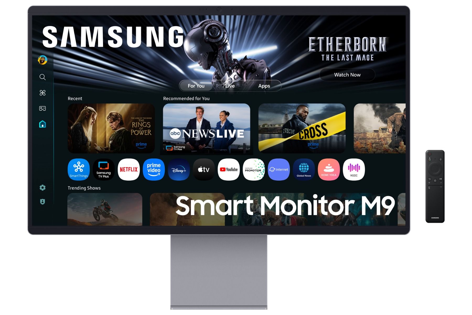SAMSUNG 32" M9 4K FLAT SMART 4K OLED MONITOR