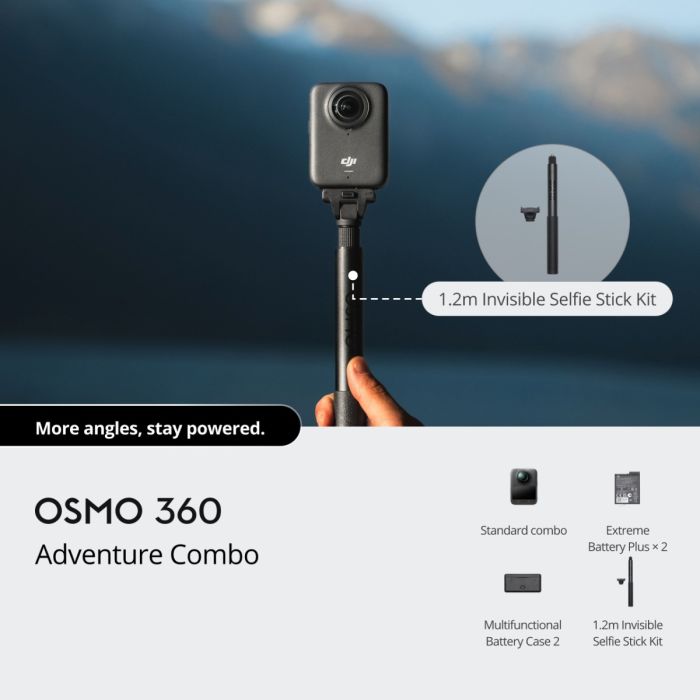 DJI Osmo 360 4K, 128GB, Waterproof