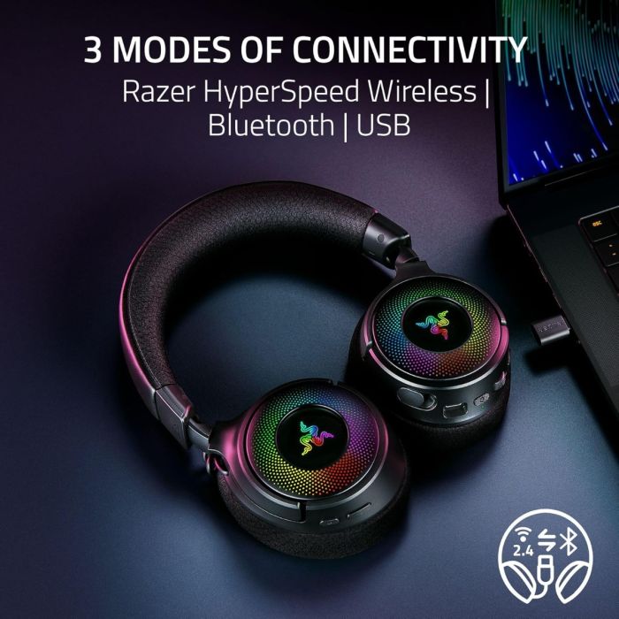 Kraken V4 Wireless – 40 mm Drivers, THX Audio, RGB