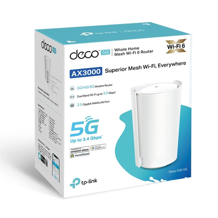 TP-LINK AX3000 WIFI 6 5G HOME MESH DECO X50-5G 1PK | Gain City