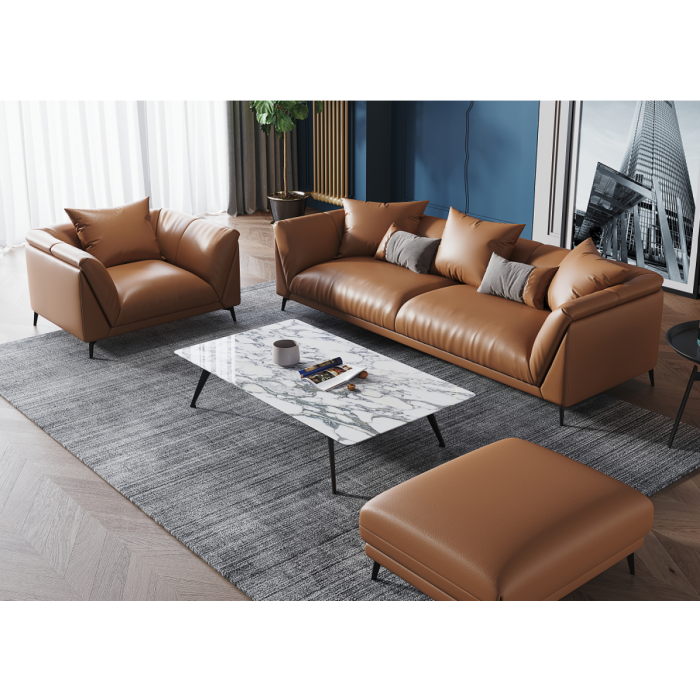 HAVASU 1 SEATER SOFA HALF LEATHER