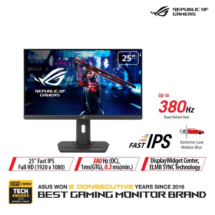 Asus ROG Strix XG259QNS 380Hz, HDR Monitor