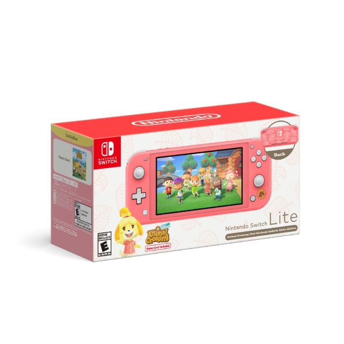 Nintendo Switch Lite Console, Coral Animal Crossing: New Horizons Bundle  Isabelle's Aloha Edition International Spec (Functional In US) NEW, Animal  Crossing Switch Price
