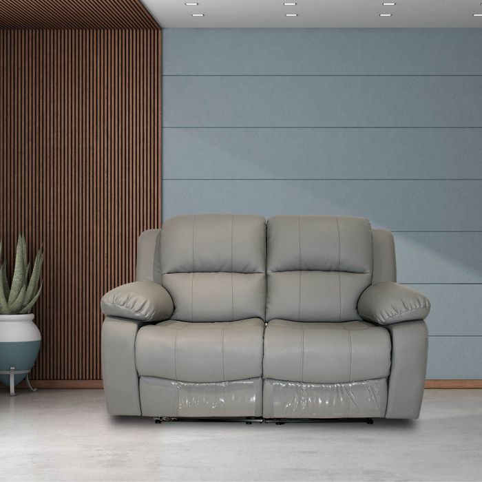 Salva 2 Seater Recliner Sofa Half Leather