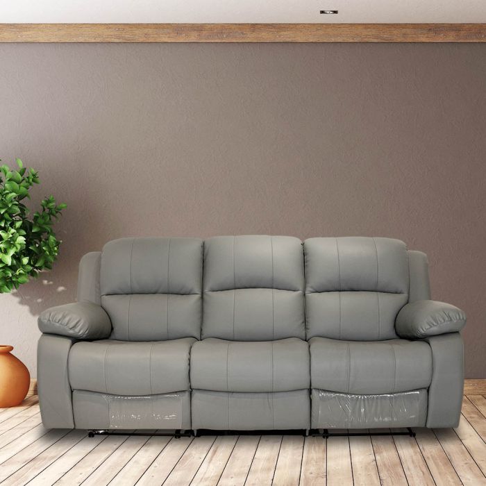 SALVA 3 SEATER RECLINER SOFA SIMULATED LEATHER
